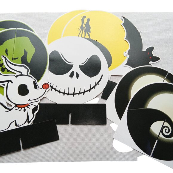 The Nightmare Before Christmas Jack Skellington Party Centerpieces NIP - Picture 9 of 12